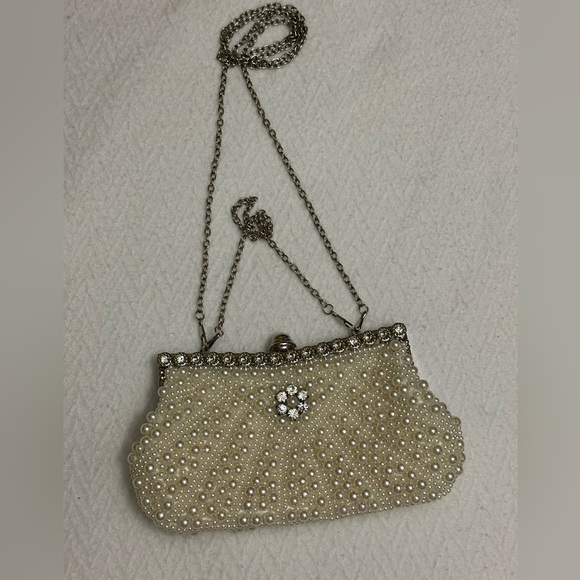 Pearls beaded evening bag - Picture 9 of 9